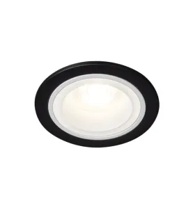 Support de spot rond noir et blanc FELINE DSO Gx5,3/GU10