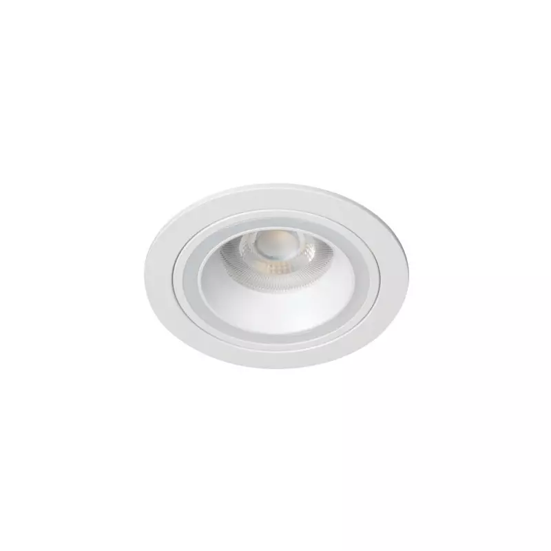 Support de spot rond blanc FELINE DSO - Gx5,3/GU10