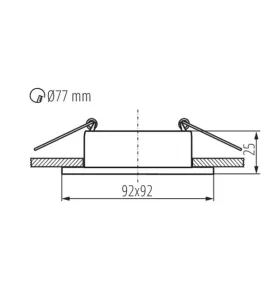 Spot FELINE DSL - Spot LED Orientable 12V/220-240V