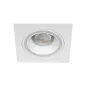 Support de Spot FELINE DSL - Spot LED Carré blanc Culot GU10 ou GU5.3