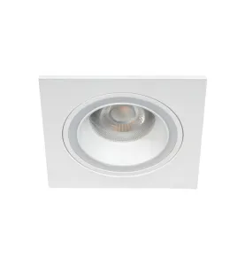 Support de Spot FELINE DSL - Spot LED Carré blanc Culot GU10 ou GU5.3