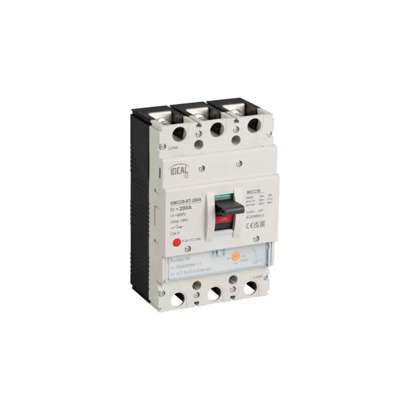 Disjoncteur compact MCCB KMCCB - 200A, IP20, 50Hz, 800V