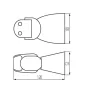 Détecteur de mouvement PIR ALER-N - Capteur 120°, IP65, Portée 12m, Durée 10s-15min