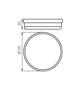 Hublots TOLU LED 18W - Éclairage Extérieur Étanche IP54, 1620 Lumens, 4000K