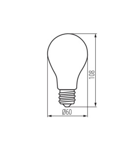 Ampoule LED Kanlux XLED EX A60 - 4W, 840 Lumens, 4000K, Culot E27