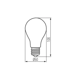 Ampoule LED Kanlux XLED EX A60 - 4W, 840 Lumens, 4000K, Culot E27