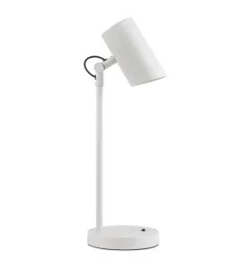 Lampe de table AGZAR E14 - 5W, Classe II, IP20, Orientable 180°