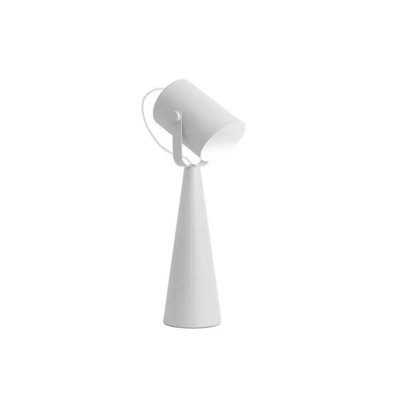 Lampe de table blanche LARATA E27 - 5W, 110° orientable