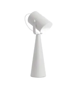 Lampe de table blanche LARATA E27 - 5W, 110° orientable