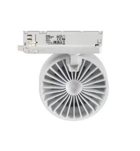 Projecteur sur rail LED 18W - Blanc chaud 3000K - Classe II - IP20 - 1800lm