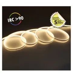 Bandeau LED COB 3000K - 5m - 320 LED/m - 9W/m - IP65 - 24V