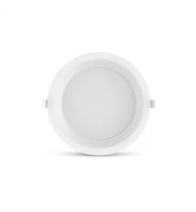 Collerette incurvée blanc - Downlight CYNIUS - 21-24W - Ø226mm - Hauteur 25mm