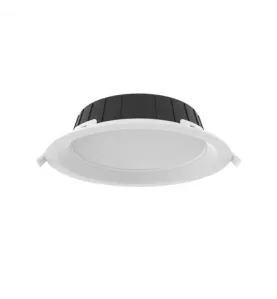 Collerette incurvée blanc - Downlight CYNIUS - 21-24W - Ø226mm - Hauteur 25mm