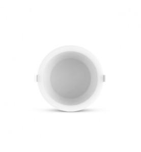 Collerette basse luminance - Blanc - Downlight CYNIUS 15W - Ø176mm - IP20