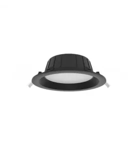 Collerette incurvée noir - Downlight CYNIUS 15W - Ø176mm - Hauteur 25 mm