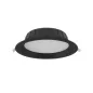 Collerette incurvée noir pour downlight CYNIUS 21-24W - Ø226mm - IP20 - CE & ROHS