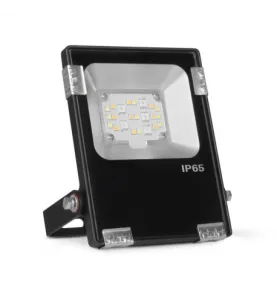 Projecteur Extérieur LED Noir - 10W - RGB+CCT - IP65 - 1100lm