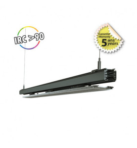 Linéaire LED sur rail Noir 600mm - 20W - 4000K - Garantie 5 ans