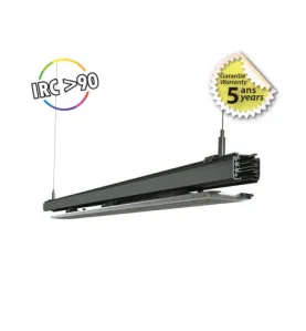 Linéaire LED sur rail Noir 1500mm - 35/40/45/50W - 4000K - Garantie 5 ans