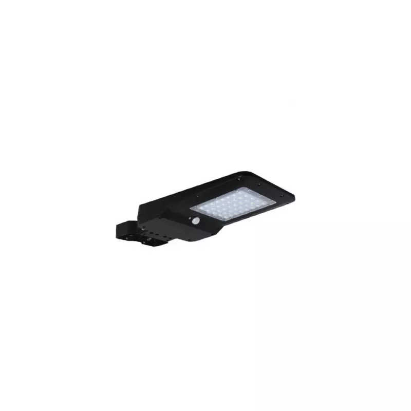 Tête de lampadaire solaire - 40W - 4000K - 6000lm - IP65 - Noir