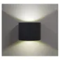 Applique Murale LED Rond Noir - 6W - 3000K - IP54 - 390lm