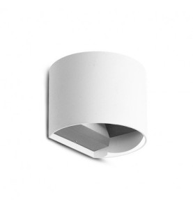 Applique Murale LED Rond Blanc 6W 3000K - 390lm - IP54 - Réglable 0°-90°