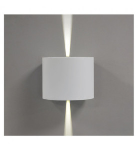 Applique Murale LED Rond Blanc 6W 3000K - 390lm - IP54 - Réglable 0°-90°