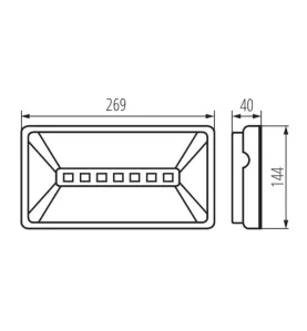 Bloc de secours LED ONTEC S - 6,5W - Blanc du Jour - IP65