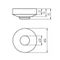 Détecteur de mouvement HF ROLF JQ - 96mm - 360° - IP20 - 1200VA