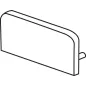 Fermetures pour profilés en aluminium STOPPER - Gris - Matériau plastique