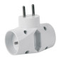 Multiprises - 16A - IP20 - 78mm - 250V AC - Type E - ZARK