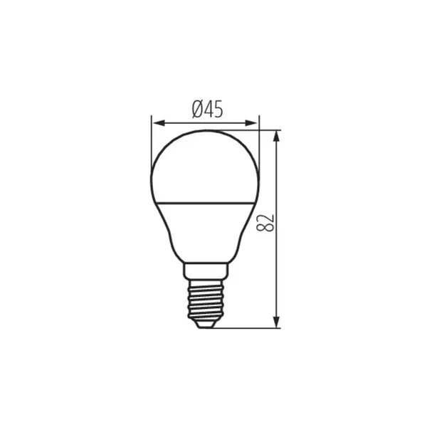 Ampoule LED IQ-LED G45 - 3,5W - Blanc du Jour 6500K - E14 - 470 lm