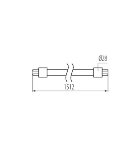 Tube LED T8 GLASSv3 - 22W - 4000K - 3060lm - 1512mm