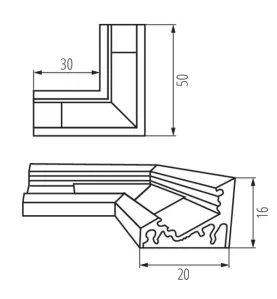 Diffuseur de lumière - Aluminium - Alliage d'Aluminium - CONNECT