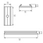 Diffuseur de lumière pour profilés en aluminium CONNECT - Aluminium - Alliage d'Aluminium