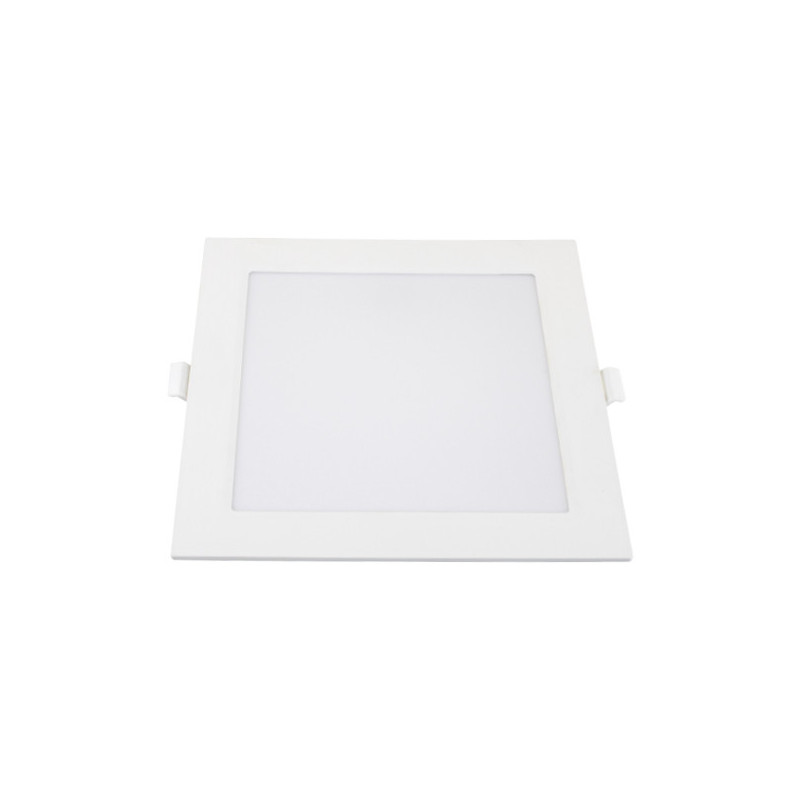 Mini panneau carré mince rétroéclairé LED - 6W - 6000K - 120mm - Blanc