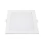 Mini panneau carré mince rétroéclairé LED - 6W - 6000K - 120mm - Blanc