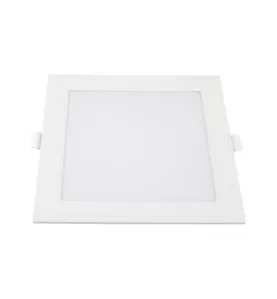 Mini panneau carré mince rétroéclairé LED - 6W - 6000K - 120mm - Blanc