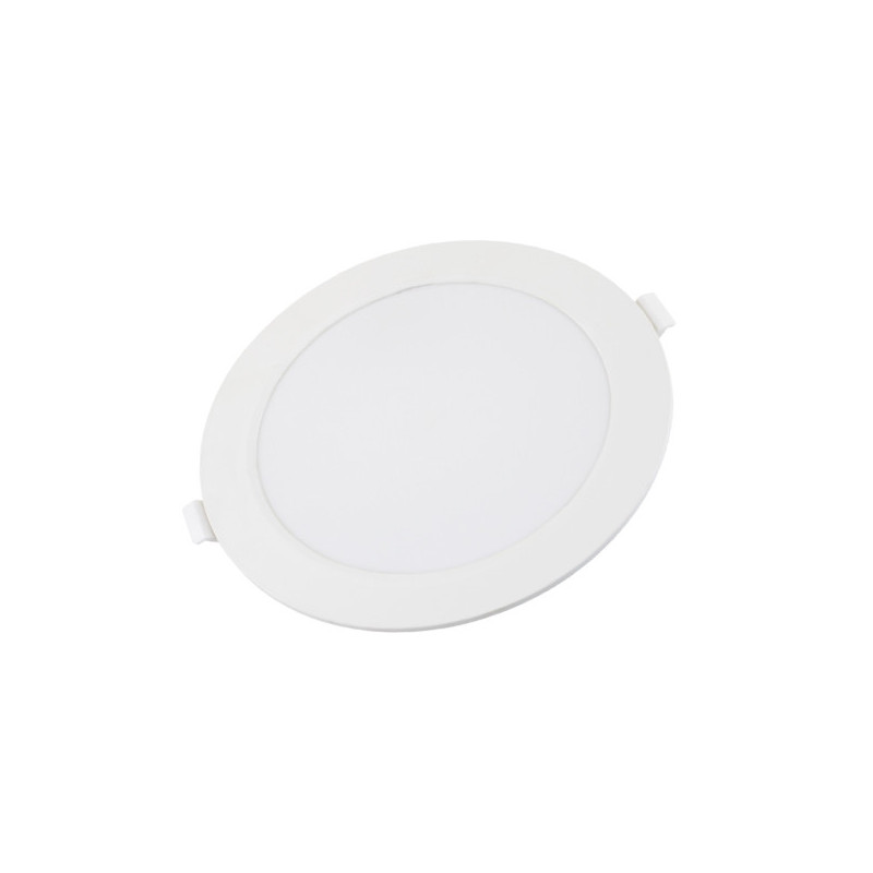 Mini panneau rond mince LED - 12W - 2700K - Ø170mm - Blanc - IP20