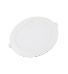 Mini panneau rond mince LED - 12W - 2700K - Ø170mm - Blanc - IP20