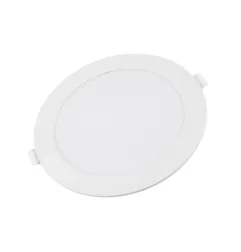 Mini panneau rond mince rétroéclairé par LED - 12W - 4500K - 170mm - Blanc