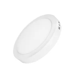 Mini panneau rond LED - 6W - 6000K - 120mm - Blanc du Jour