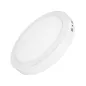 Mini panneau rond LED - 18W - Blanc Naturel 4500K - 210mm - Aluminium