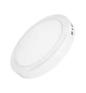 Mini panneau rond LED - 18W - Blanc Naturel 4500K - 210mm - Aluminium