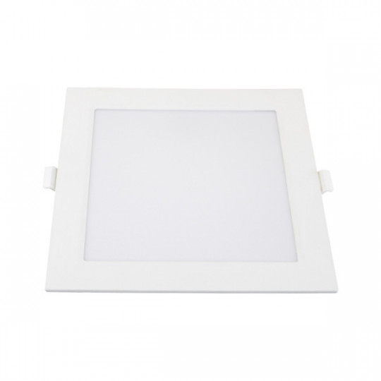 Mini panneau carré mince rétroéclairé par LED - 6W - 2700K - Blanc Chaud - 120x120mm
