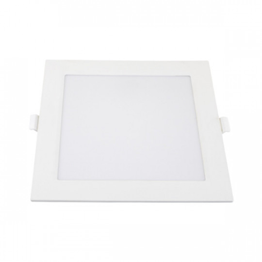 Mini panneau carré mince rétroéclairé par LED - 12W - 6000K - 170x170mm - Blanc
