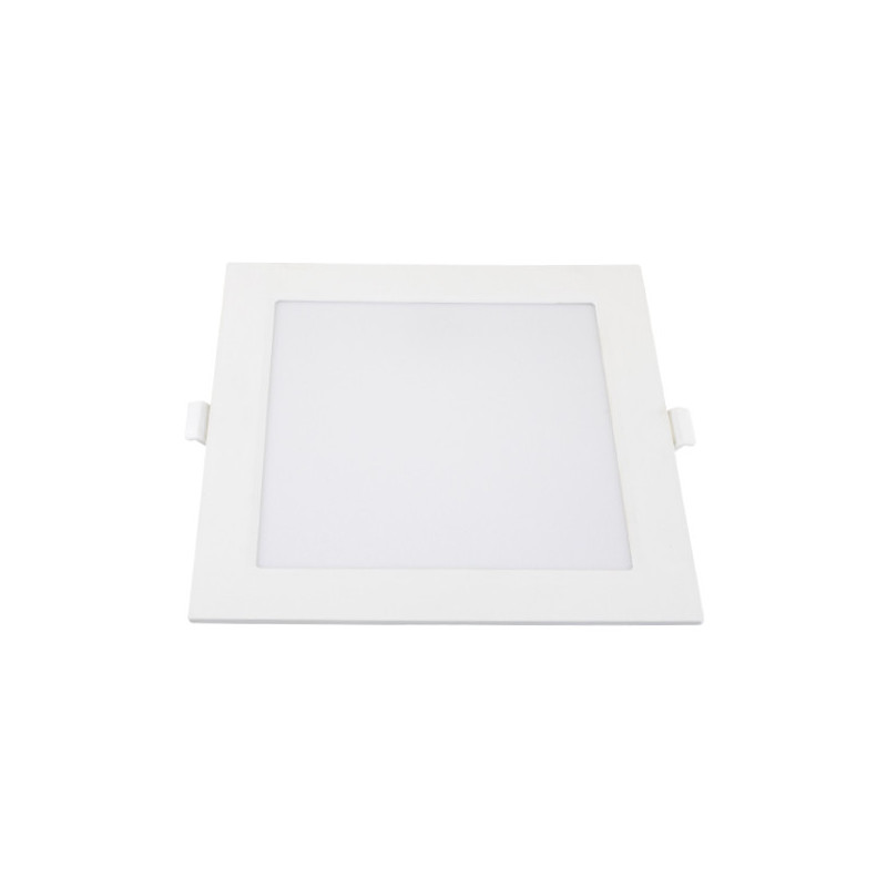 Mini panneau carré mince rétroéclairé par LED - 12W - 6000K - 170x170mm - Blanc