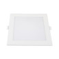 Mini panneau carré mince rétroéclairé par LED - 12W - 6000K - 170x170mm - Blanc