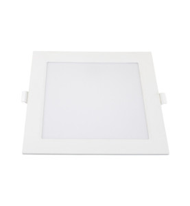 Mini panneau carré mince rétroéclairé par LED - 12W - 6000K - 170x170mm - Blanc