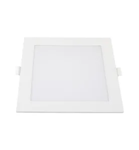 Mini panneau carré mince rétroéclairé par LED - 12W - 6000K - 170x170mm - Blanc